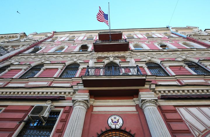 A view of the U.S. consulate in St. Petersburg.