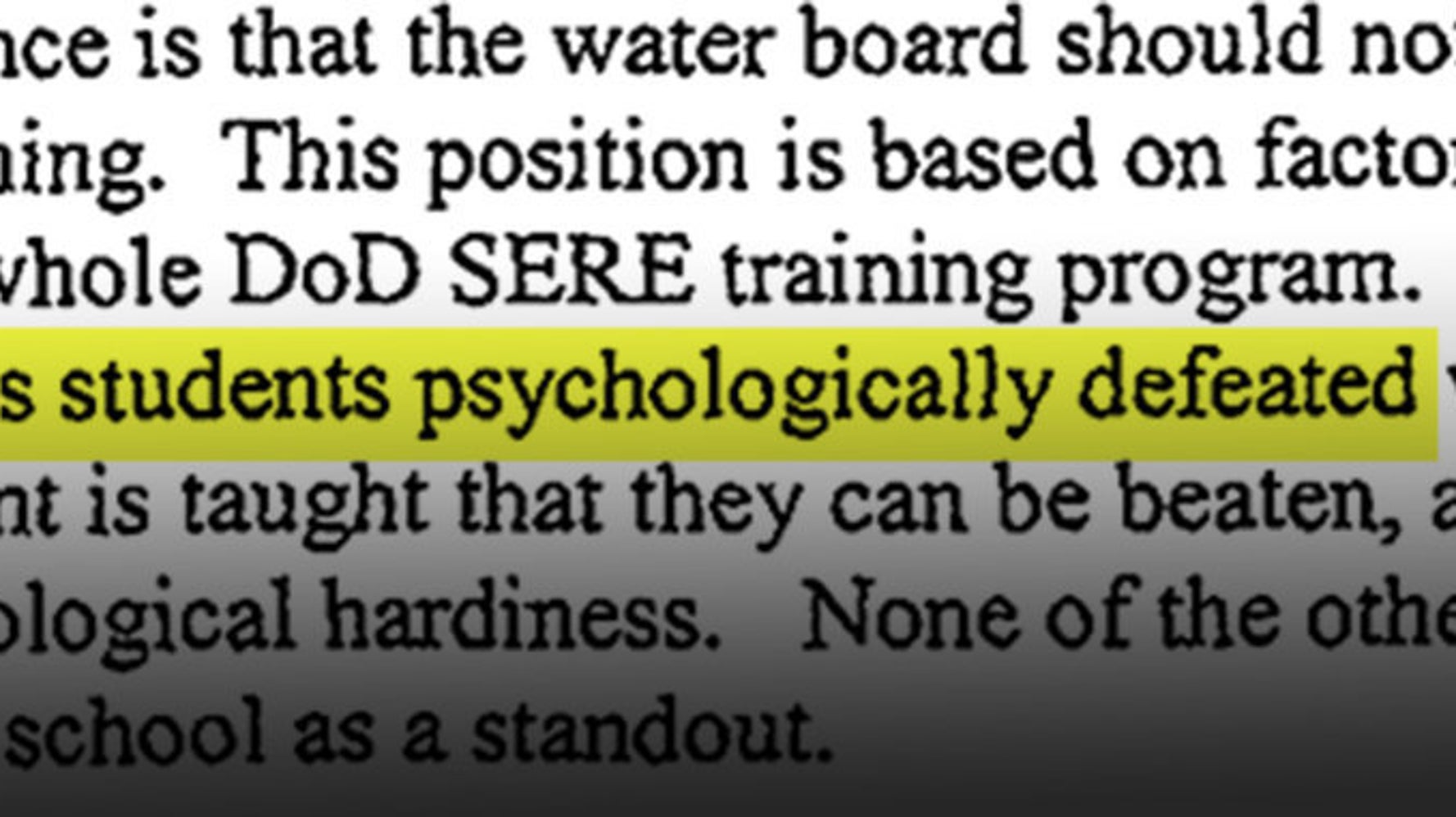 The Military Banned Waterboarding Trainees Because It Was Too Brutal