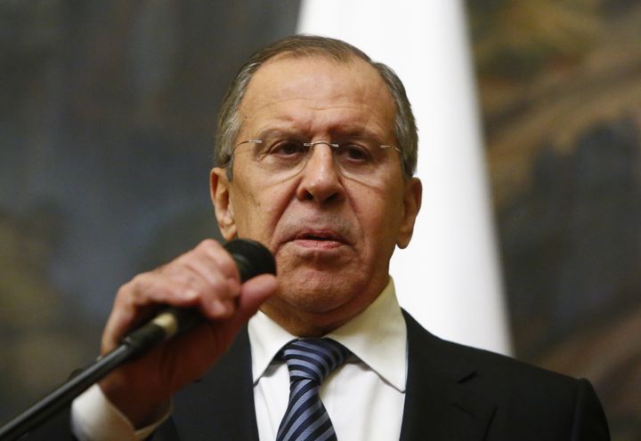 Russian Foreign Minister Sergei Lavrov.