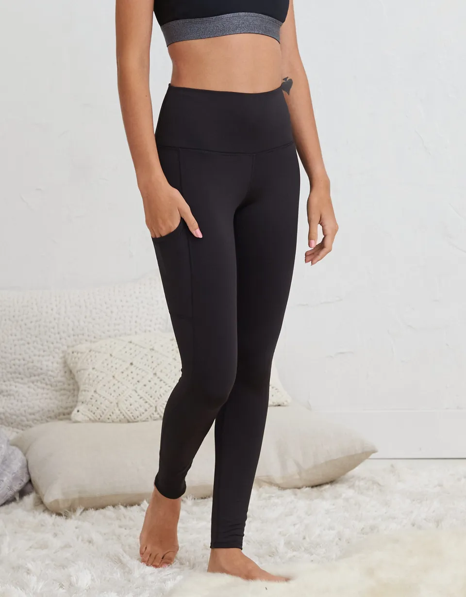 Aerie Chill Legging, I Swapped My Sweatpants For These $11 Aerie Leggings,  and They're SO Comfy