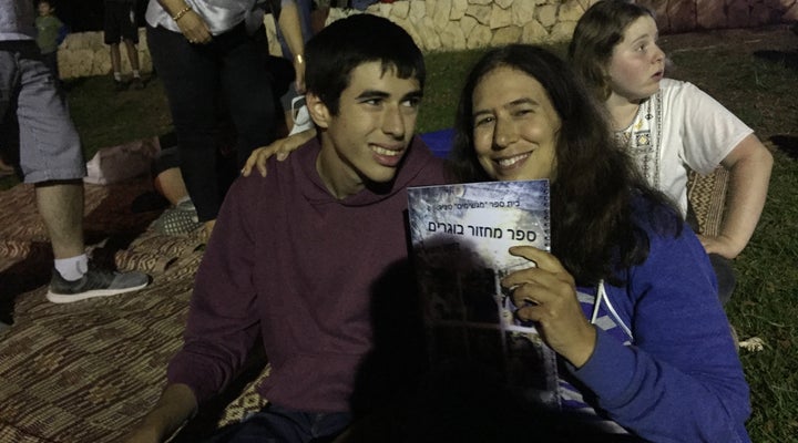 The author and her son, Danny, at his graduation ceremony.