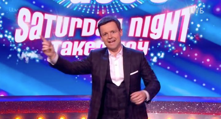 Declan Donnelly hosted 'Saturday Night Takeaway' by himself last weekend