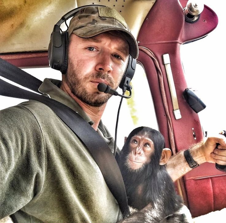 Orphan Chimp In Viral Video Broke Rescue Pilot's Heart | HuffPost