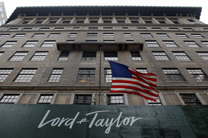 The Lord & Taylor flagship store building is seen along Fifth Avenue in the Manhattan borough of New York City, U.S., Oct