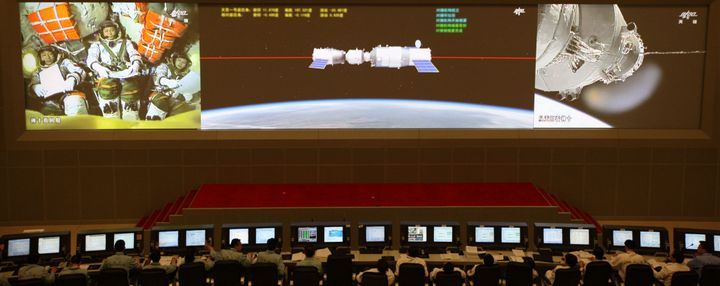 The Tiangong-1 re-entered Earth's atmosphere on Sunday evening. The Chinese said they lost contact with the space station in 2016.