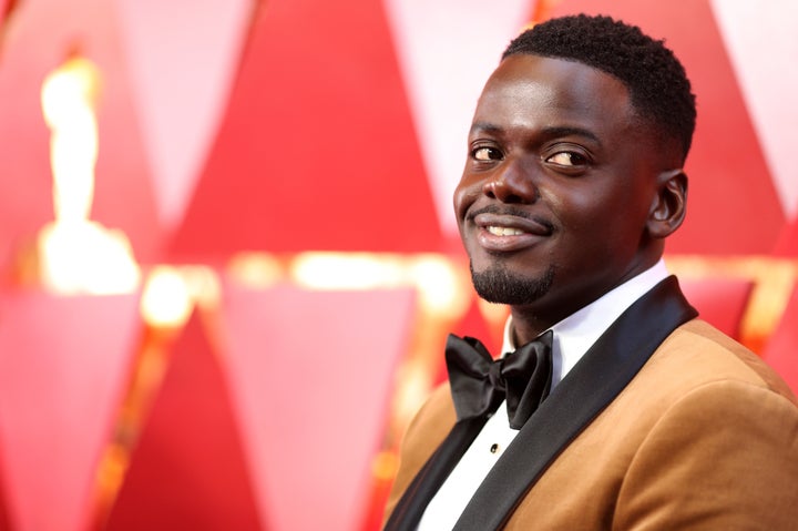 Actor Daniel Kaluuya, wearing Fenty Beauty foundation, attends the 90th Annual Academy Awards on March 4, 2018.