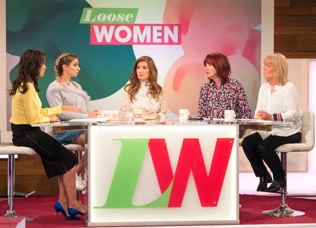 Karren Brady speaks to the 'Loose Women' team