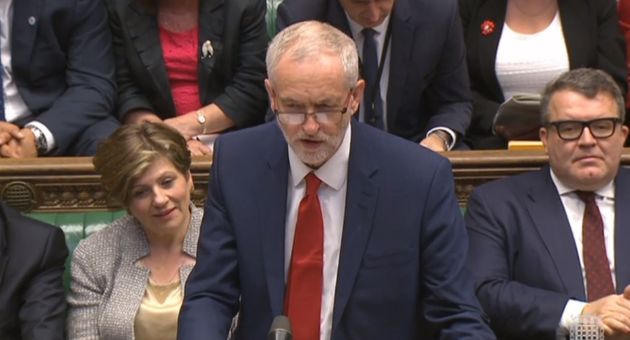 Jeremy Corbyn in the House of Commons