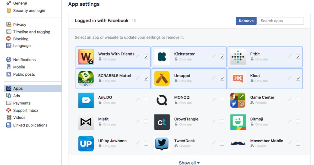 Facebook Now Lets You Bulk Delete Those Apps You Added Years Ago ...