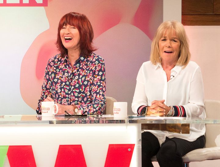 Janet Street-Porter and Linda Robson during yesterday's show