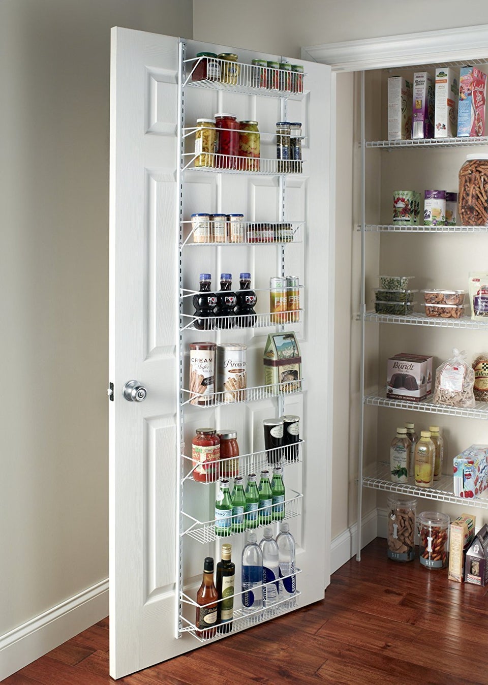 Simple Wooden Kitchen Rack Design