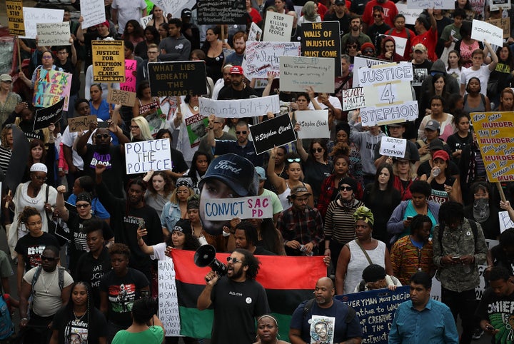 Black Lives Matter activists have held at least two demonstrations in Sacramento, California, in protest of Clark's death.