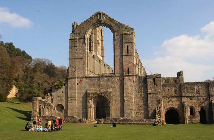 A National Trust property at Fountains Abbey and Studley Royal, Ripon, North Yorkshire.