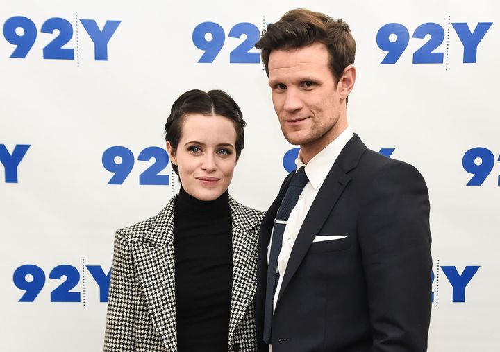 Claire Foy and Matt Smith, stars of Neflix's hit show 'The Crown'