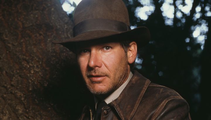 Harrison Ford as Indiana Jones in 1989. 