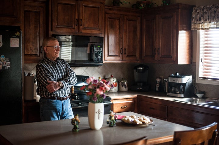 Bob Arthur inside his Missouri home.