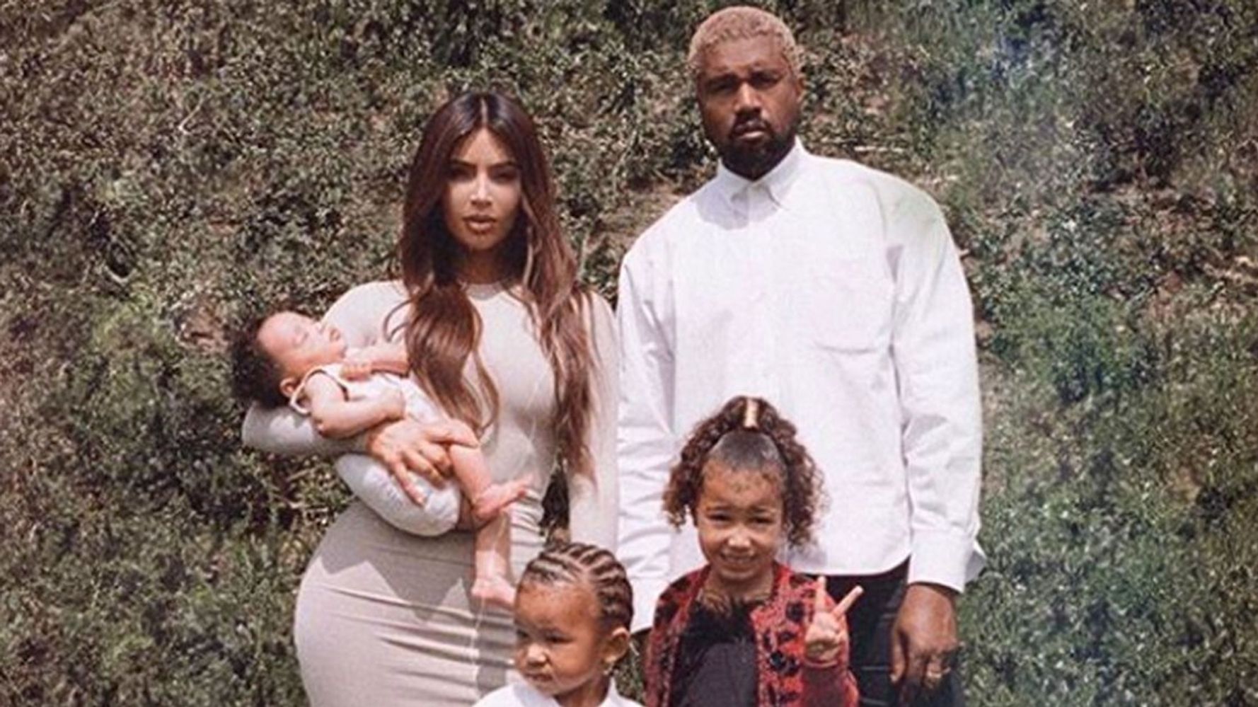 This Kardashian-West Family Photo Looks Perfect, But It’s A Big Ol ...