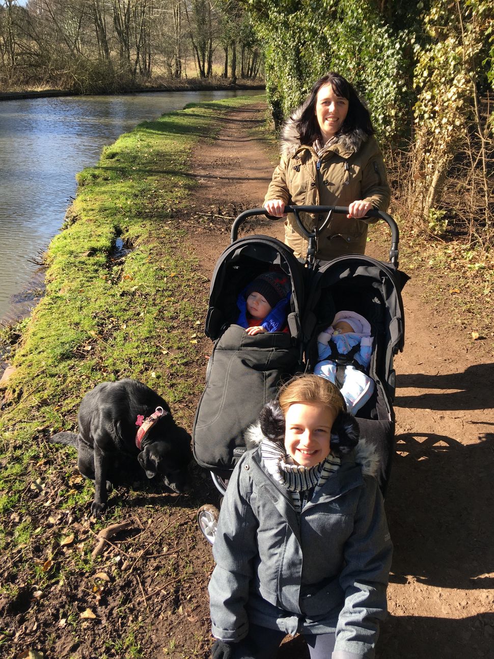 Gemma Gordon, 34, from Warwickshire, ensures she has one-on-one time with each of her three children: Isobel, nine, Lucas, 22 months and Lola, two months.