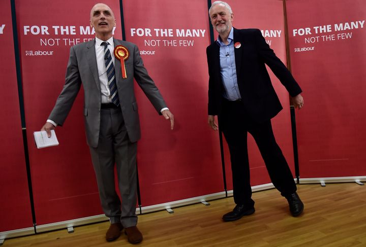 Chris WIlliamson with Jeremy Corbyn 