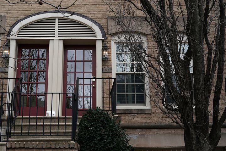 The Washington townhouse where Pruitt rents a room in a deal that has spurred criticism is pictured.