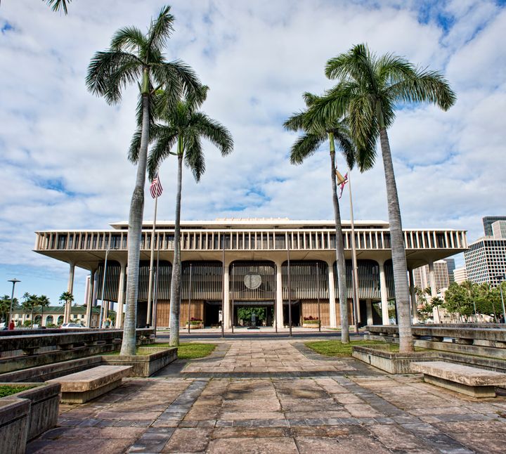 Hawaii State Capitol in Honolulu.