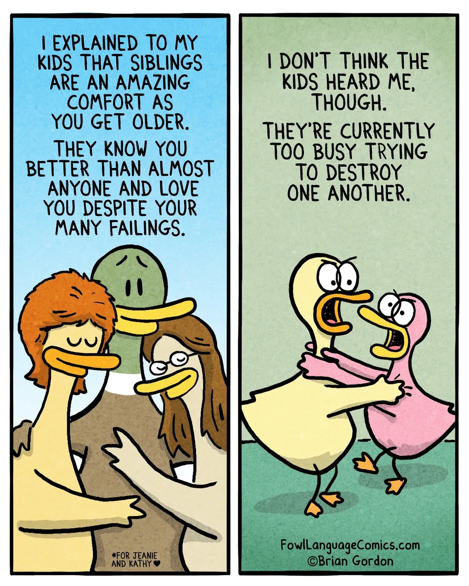 24 Hilarious Comics About Sibling Relationships | Huffpost Life