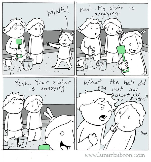 24 Hilarious Comics About Sibling Relationships Huffpost 