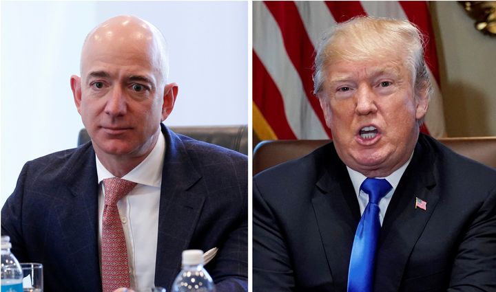 President Donald Trump's attacks on Amazon CEO Jeff Bezos have nothing to do with anything the online retail giant has done.