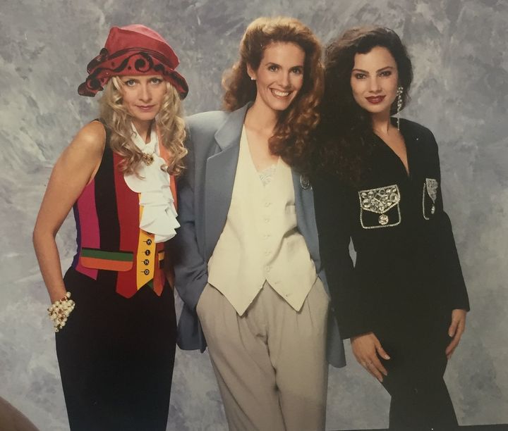"Found a picture from the series 'Princesses,' where I was the assistant designer to Eduardo Castro. This is where we first used the famous striped vest. This time it was on Twiggy. We then repurposed it for the pilot of 'The Nanny.'"