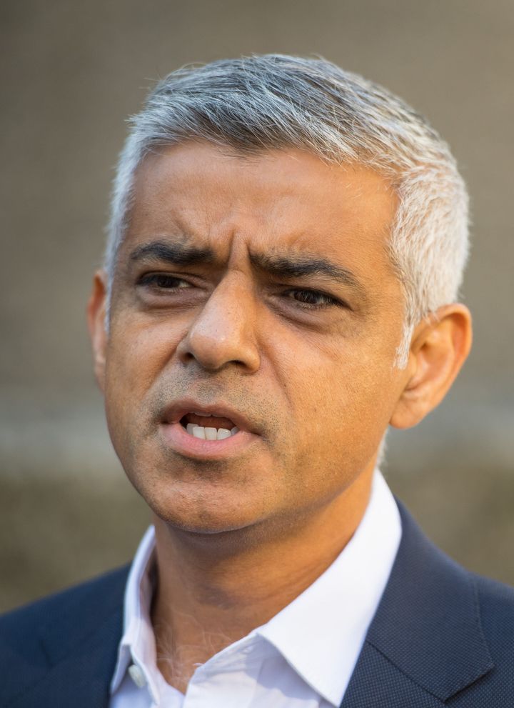 Sadiq Khan called on families of people who carry knives to help tackle violent crime in the capital 