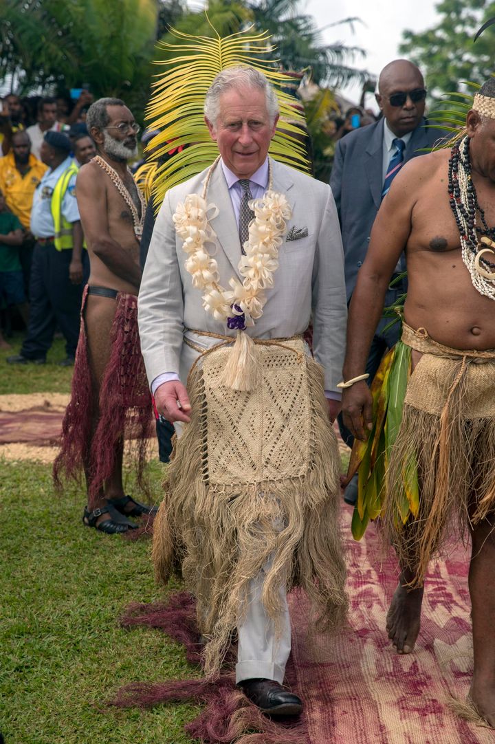 Prince Charles has been made a high chief during visit to the South Pacific nation of Vanuatu