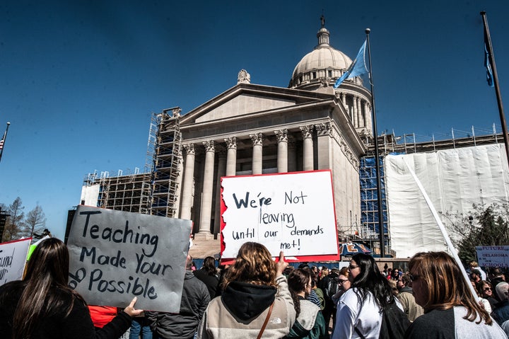 The teacher walkout in Oklahoma is expected to spill into its second week with teachers refusing to work until their demands are met.