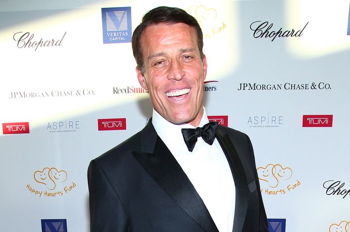 Tony Robbins made a name for himself in the '80s and '90s with a series of self-help books.