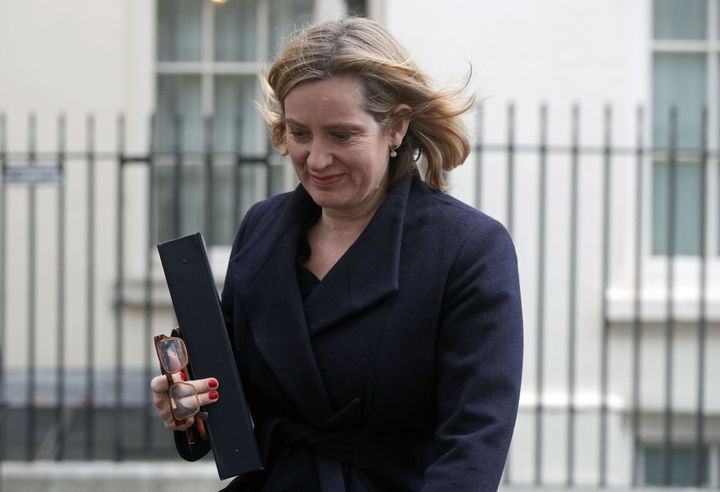 Home Secretary Amber Rudd has said she 'has not seen' a leaked report into a rise in violent crime.