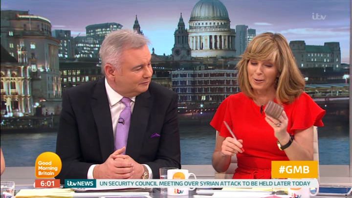 Kate Garraway suffered embarrassment on 'Good Morning Britain'