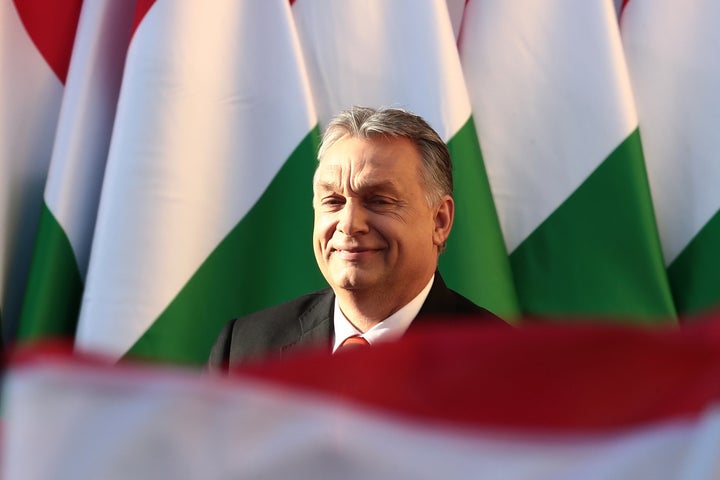 Hungarian Prime Minister Viktor Orban and the coalition led by his rightwing party swept to victory in elections over the wee