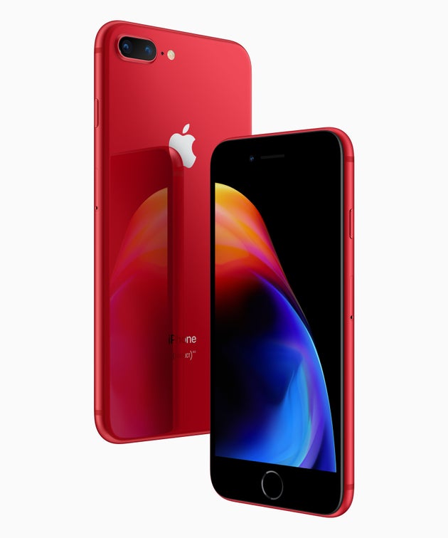 apple product red iphone 8 and iphone 8