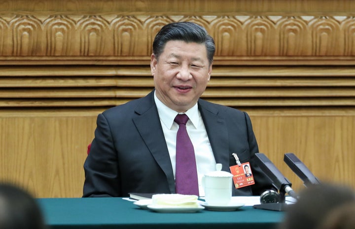 Chinese President Xi Jinping at the first session of the 13th National People's Congress in Beijing last month.
