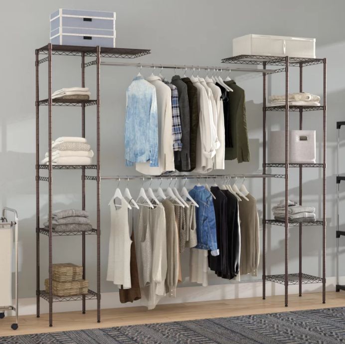 8 Ways To Store Your Clothes Without A Closet Huffpost Life