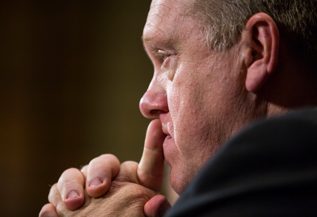 Thomas Homan listens during a Senate Judiciary Committee hearing on Feb. 23, 2016.