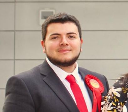 Joshua Garfield is standing as a council candidate in Stratford