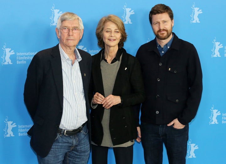 Tom Courtenay, Charlotte Rampling and Andrew Haigh attend the 2015 Berlin Film Festival.