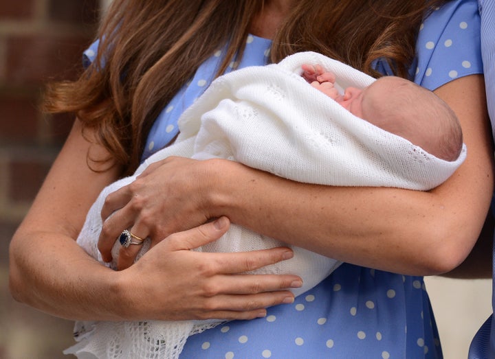 Newborn Prince George was introduced to the world on 23 July 2013.