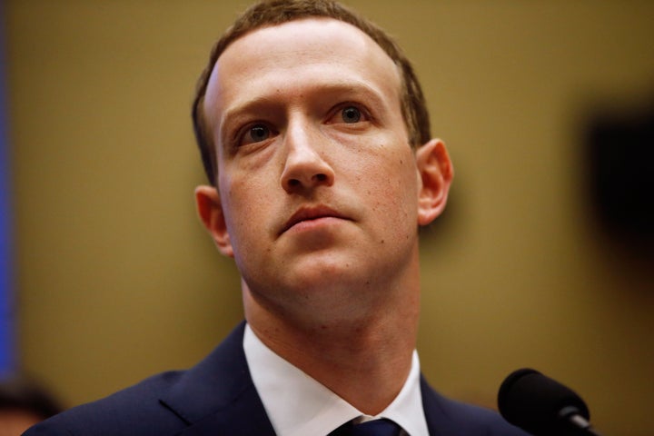 Facebook CEO Mark Zuckerberg on Wednesday during his second day of testimony on Capitol Hill.