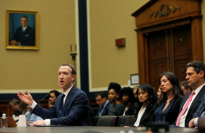 Zuckerberg testifies before the House Energy and Commerce Committee on Wednesday.