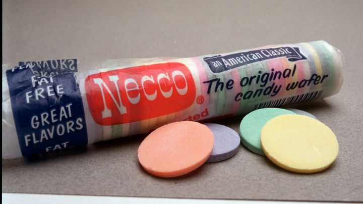 Necco Wafers, sporting bright pastel colors and retro packaging, date back to 1847.