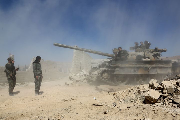 Backed up by Russia's firepower, Syrian President Bashar al-Assad's forces have s ousted his armed opponents from nearly all of Ghouta, their last stronghold on the edge of the capital.