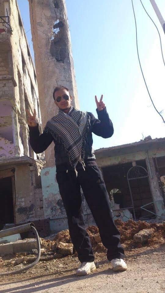 <strong>Kassem Eid pictured in Moadhamiyeh, Syria, in 2013.</strong>
