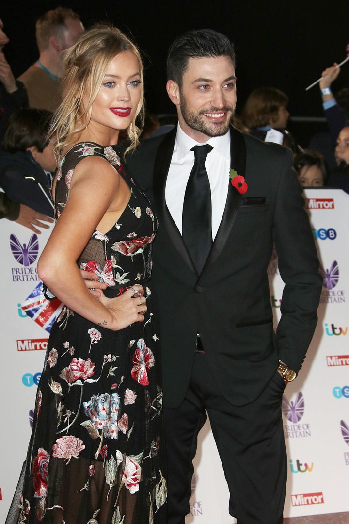 Laura with her 'Strictly' dance partner, Giovanni Pernice.