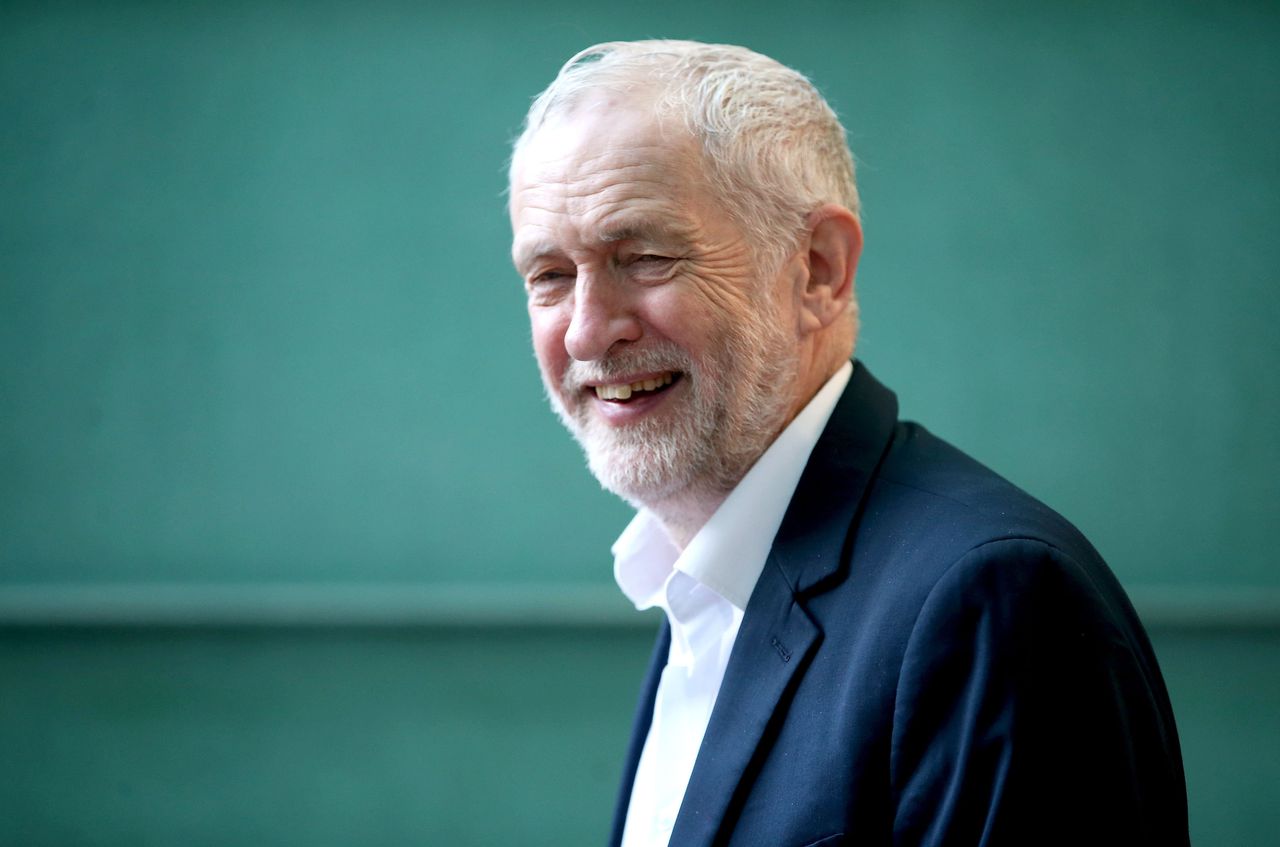 Labour leader Jeremy Corbyn during the Scottish Labour conference in Caird Hall, Dundee.